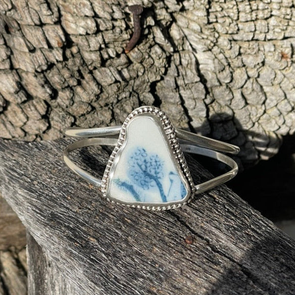 Blue Sea Pottery Double Cuff Bracelet