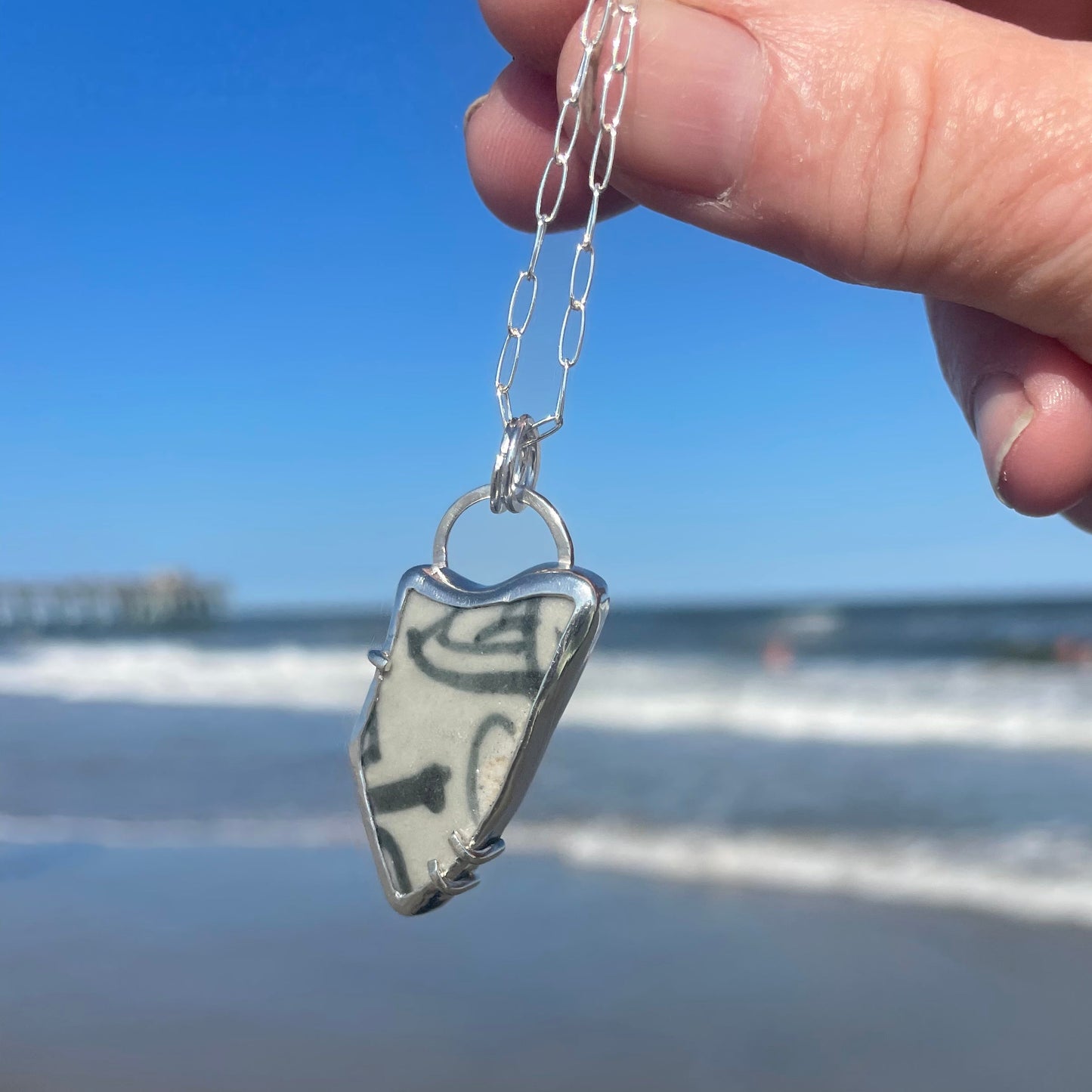Sea Pottery Pendant