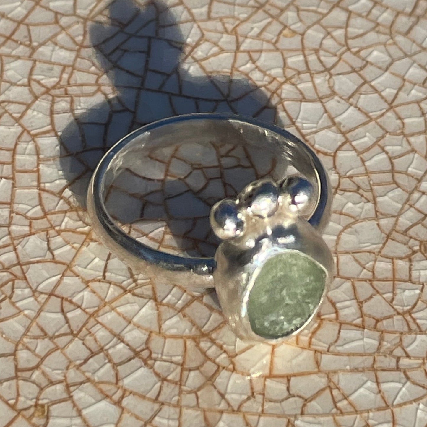 Soft Sea Foam Green Ring - Size 6