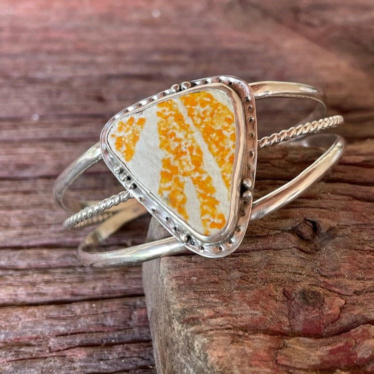 Sunburst Sea Tile Cuff Bracelet