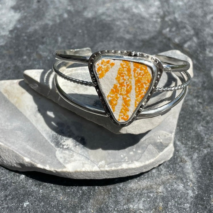 Sunburst Sea Tile Cuff Bracelet