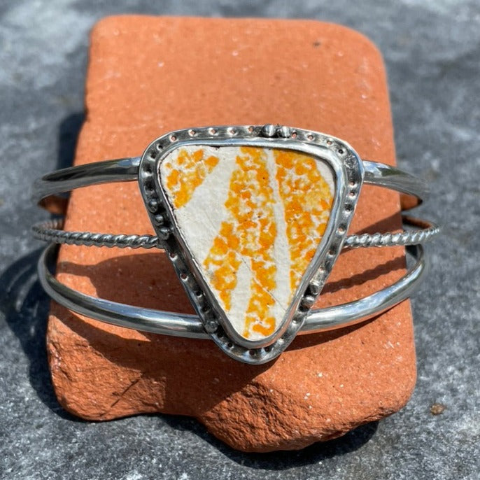 Sunburst Sea Tile Cuff Bracelet