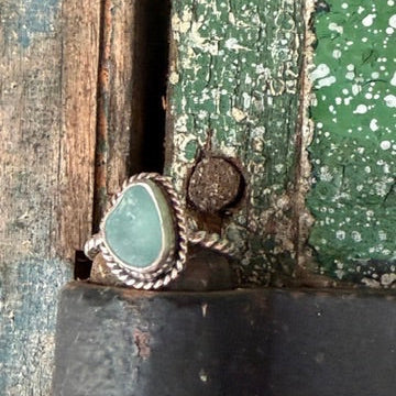 Pastel Blue Sea Glass - Size 6