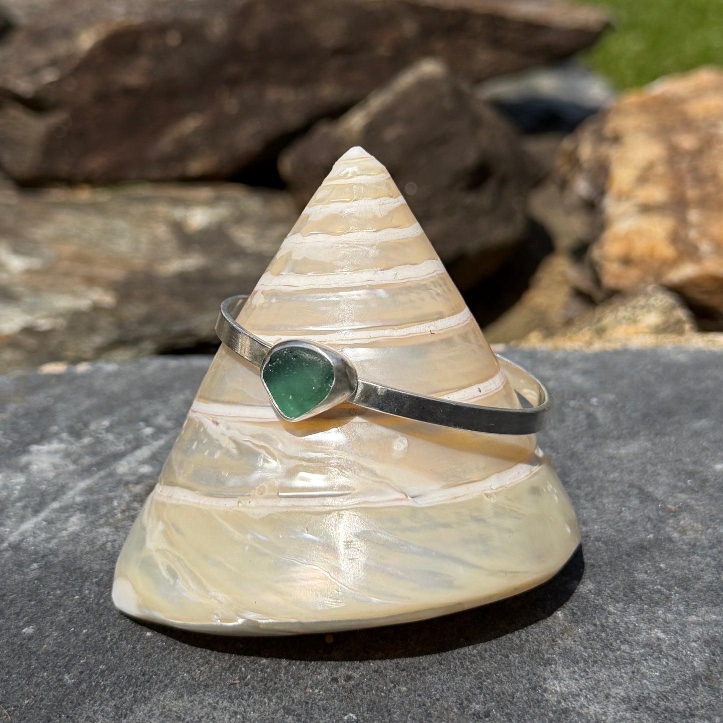 Sea Glass Stacking Cuffs