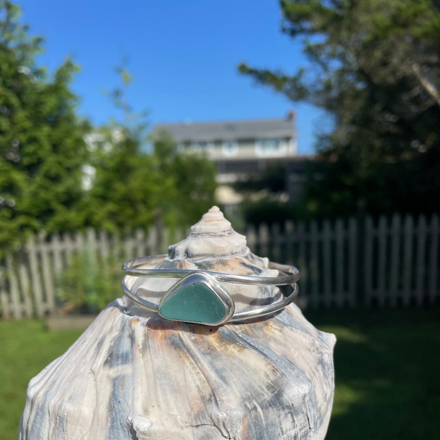 Tea Blue Cuff Bracelet