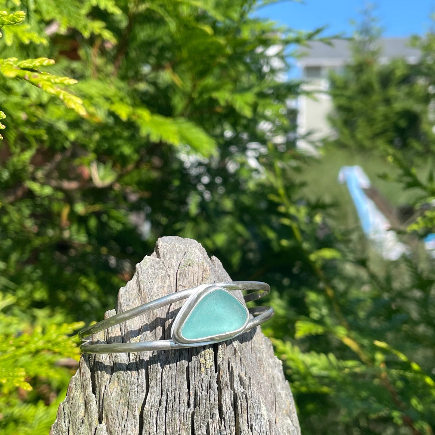 Tea Blue Cuff Bracelet