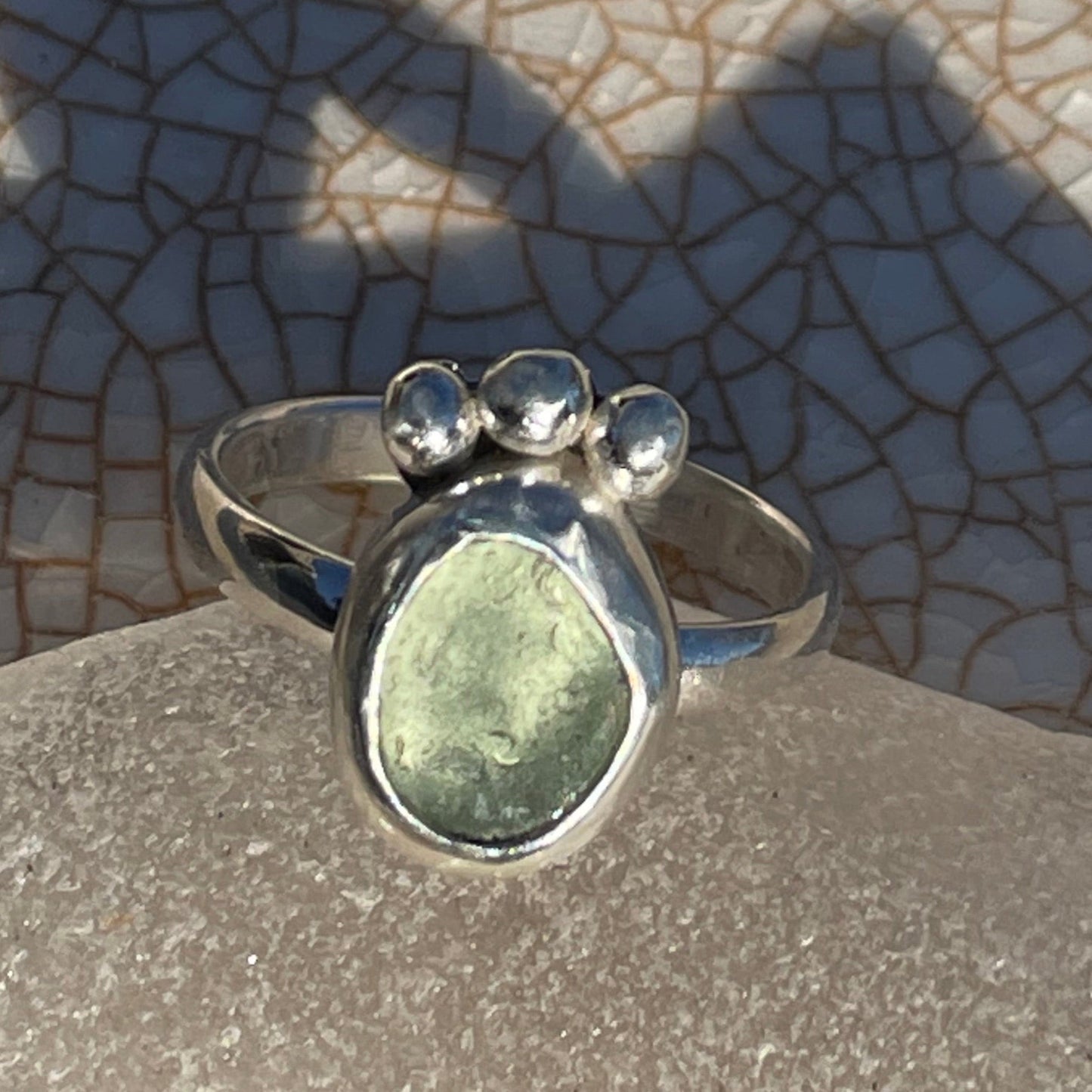 Soft Sea Foam Green Ring - Size 6